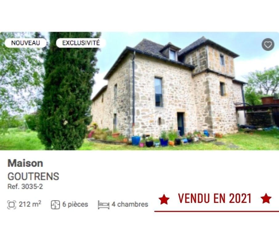 A vendre maison à Goutrens